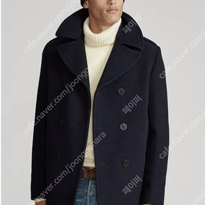 폴로 울 멜튼 피코트 Polo ralph lauren wool brend melton peacoat navy 42r