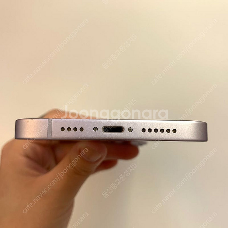 (울산중고폰) 44084 외관깨끗/무잔상 아이폰14플러스 배터리성능 87% 퍼플 128GB 판매합니다 60만원 텔레...--4