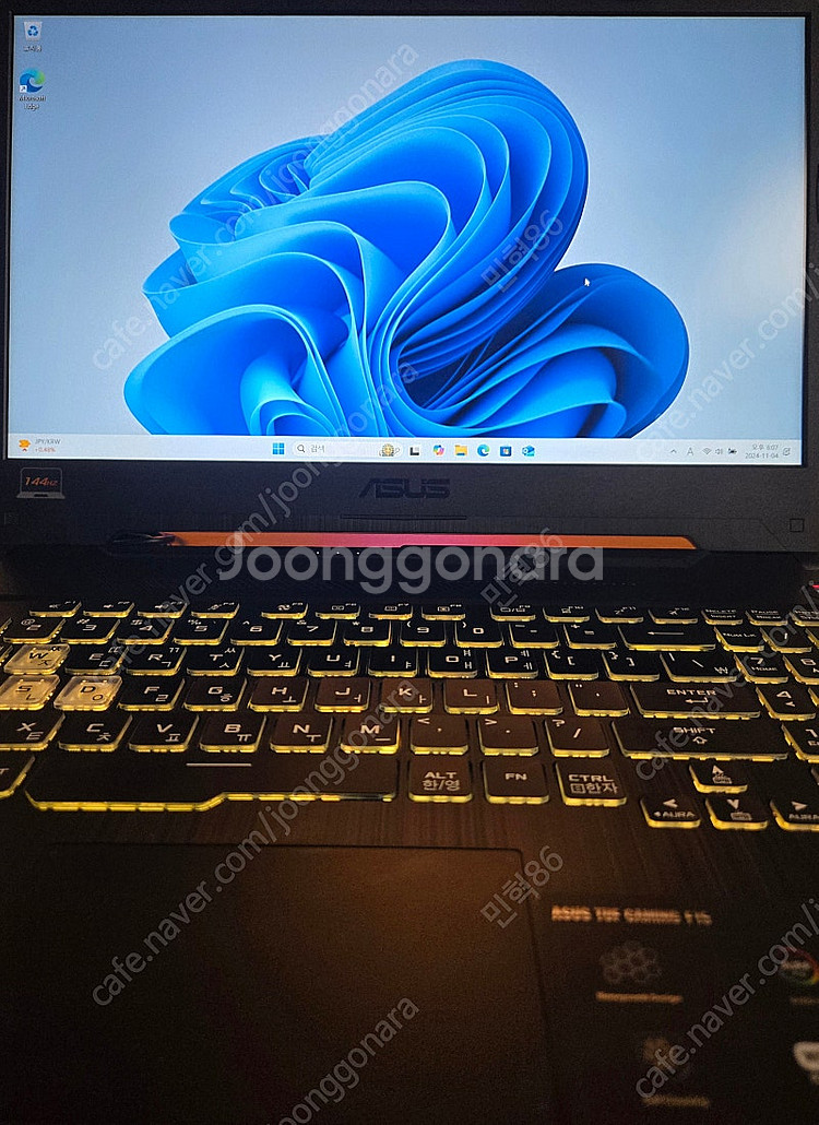 Asus 노트북 i5 TUF F15 - FX506LI--0
