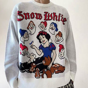 좌쓰 Supreme Snow White Sweater 슈프림 스노우 화이트 스웨터 백설공주 / 블랙, 화이트