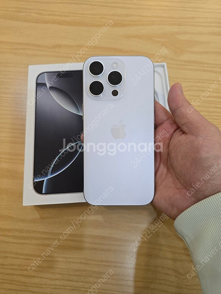 아이폰16프로화이트티타늄512gb 자급제단순개봉미사용폰...--8