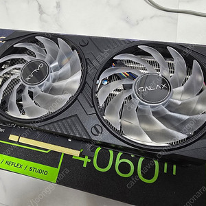 갤럭시 GALAXY 지포스 RTX 4060 Ti EX BLACK OC D6 8GB