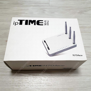 ipTIME N704BCM 유무선공유기 팝니다. (박스 구성품 완비)