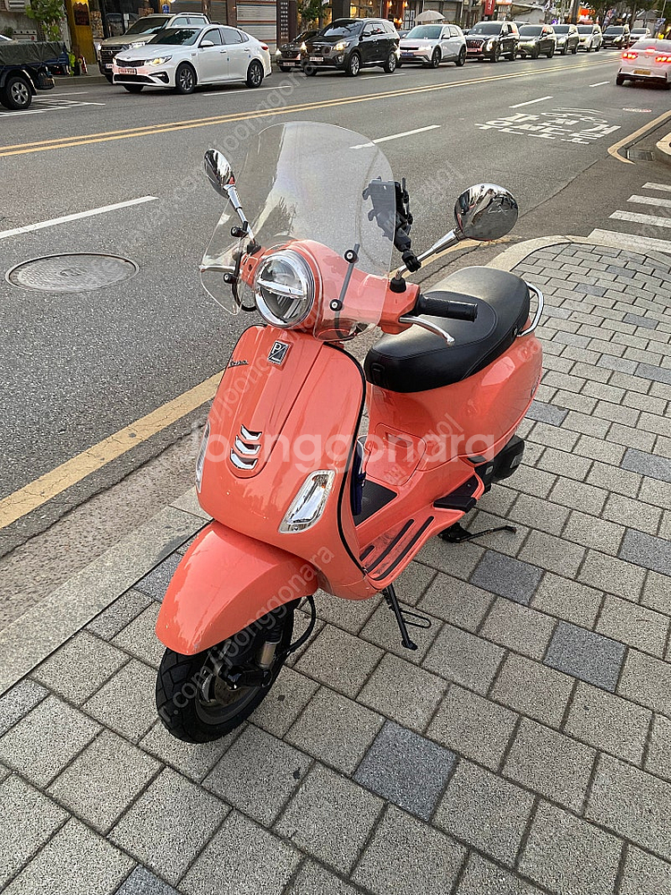베스파 vespa lx 125 핑크 코랄 스쿠터 판매--0