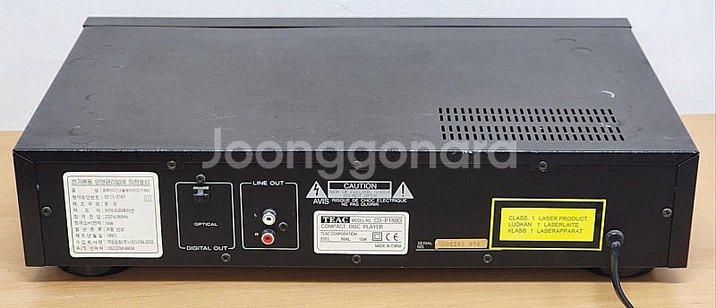 티악 CP-P1800 CD 플레이어--6