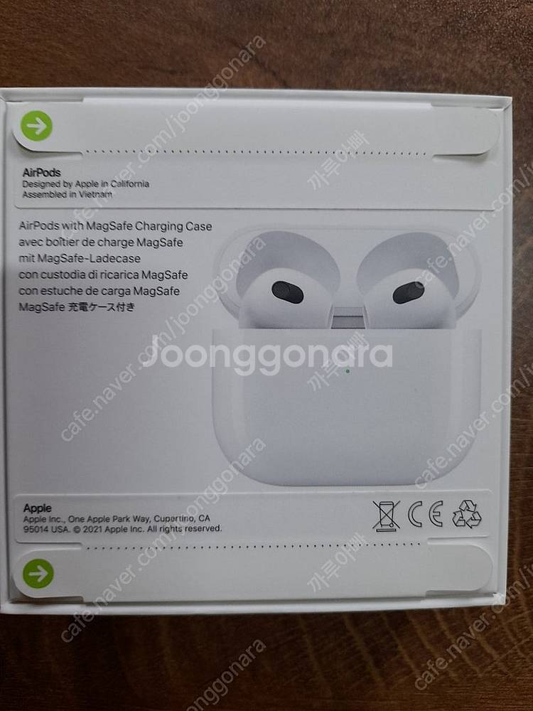 Apple 에어팟 3세대 맥세이프 충전 케이스 모델 M...--1