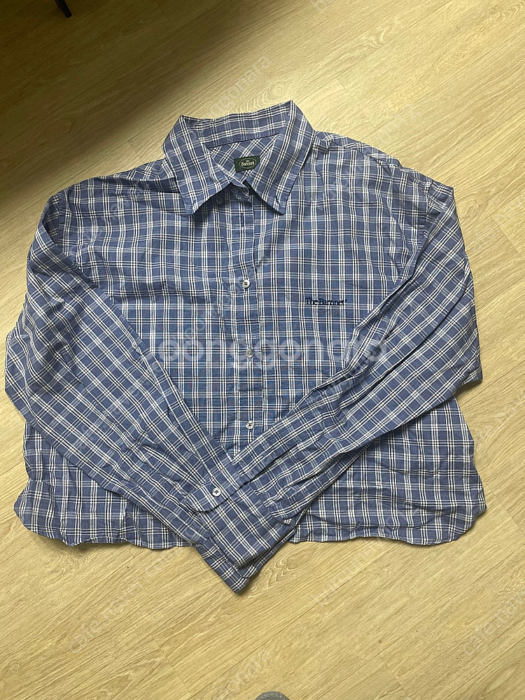 더바넷 ador check cropped shirt 판...--1