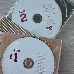 MUJI BGM CD 2번, 11번