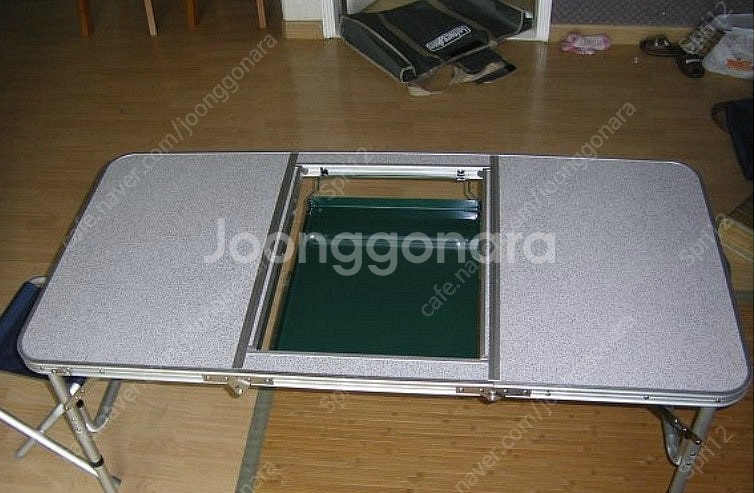 레져맨 캠핑테이블 바베튜테이블 3단폴딩--5