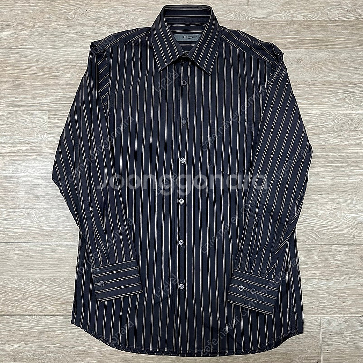 GIVENCHY 지방시 정품 남성 자수 로고 스트라이프...--0