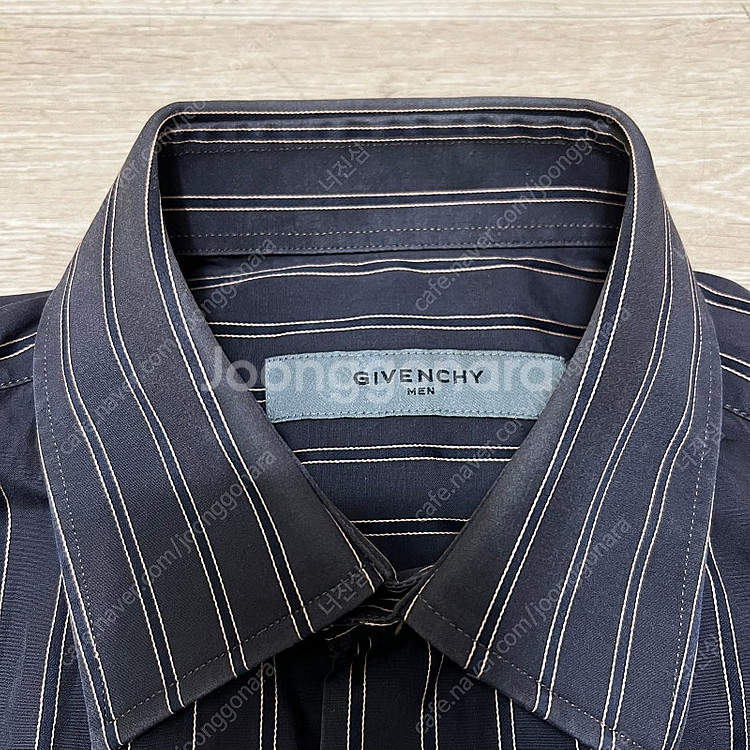 GIVENCHY 지방시 정품 남성 자수 로고 스트라이프...--3