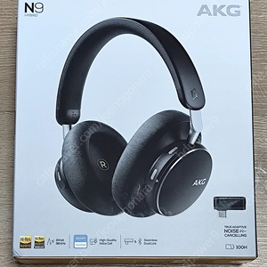 AKG N9 하이브리드 헤드폰 국내 정발 100시간 사용 가능