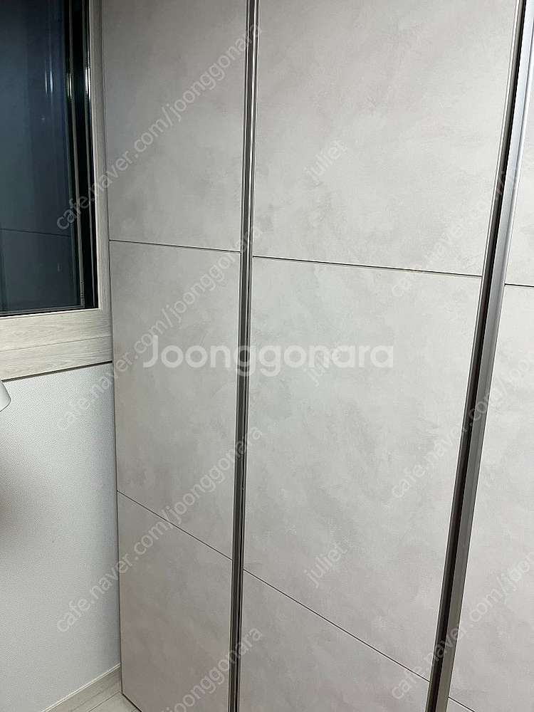 한샘 바흐 701 스톤베이지 붙박이장--3