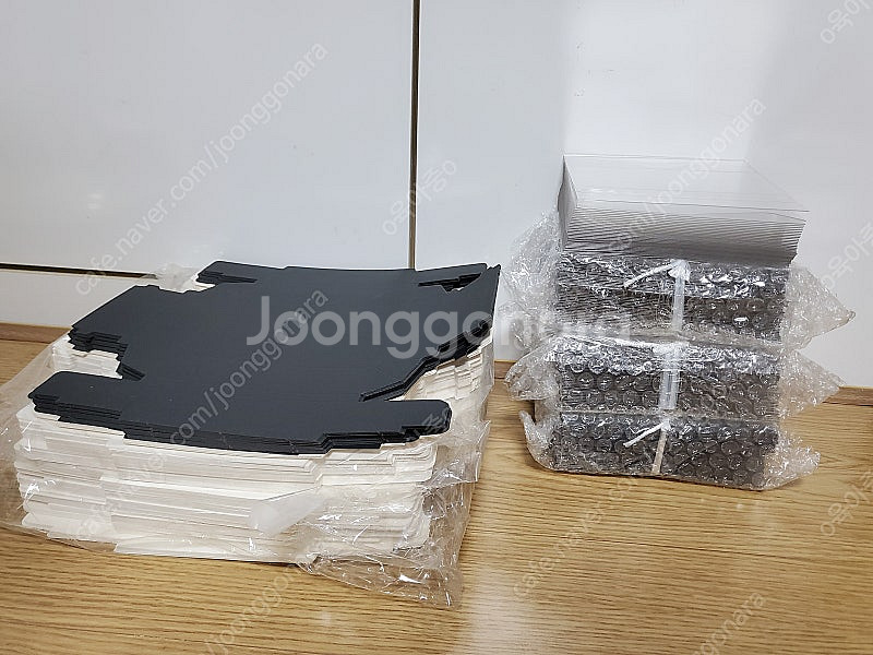 투명 슬라이드 직사각 상자 블랙 화이트--5