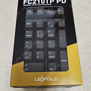 레오폴드 Leopold FC210TP PD 텐키패드 블랙 넌클릭 (체리MX 갈축)