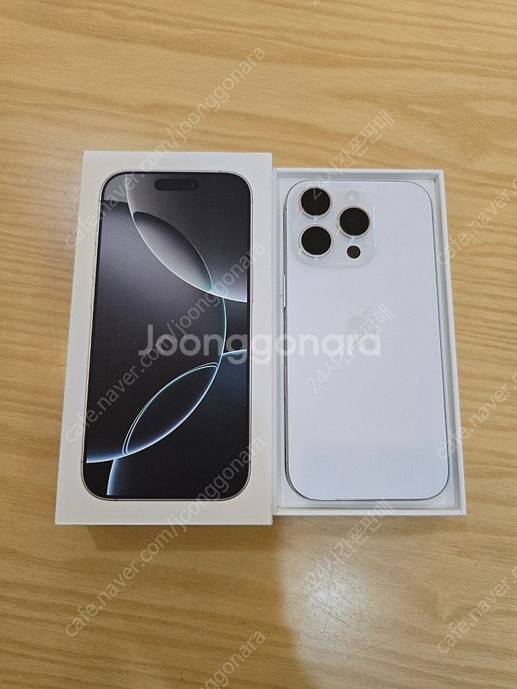 아이폰16프로화이트티타늄512gb 자급제단순개봉미사용폰...--0