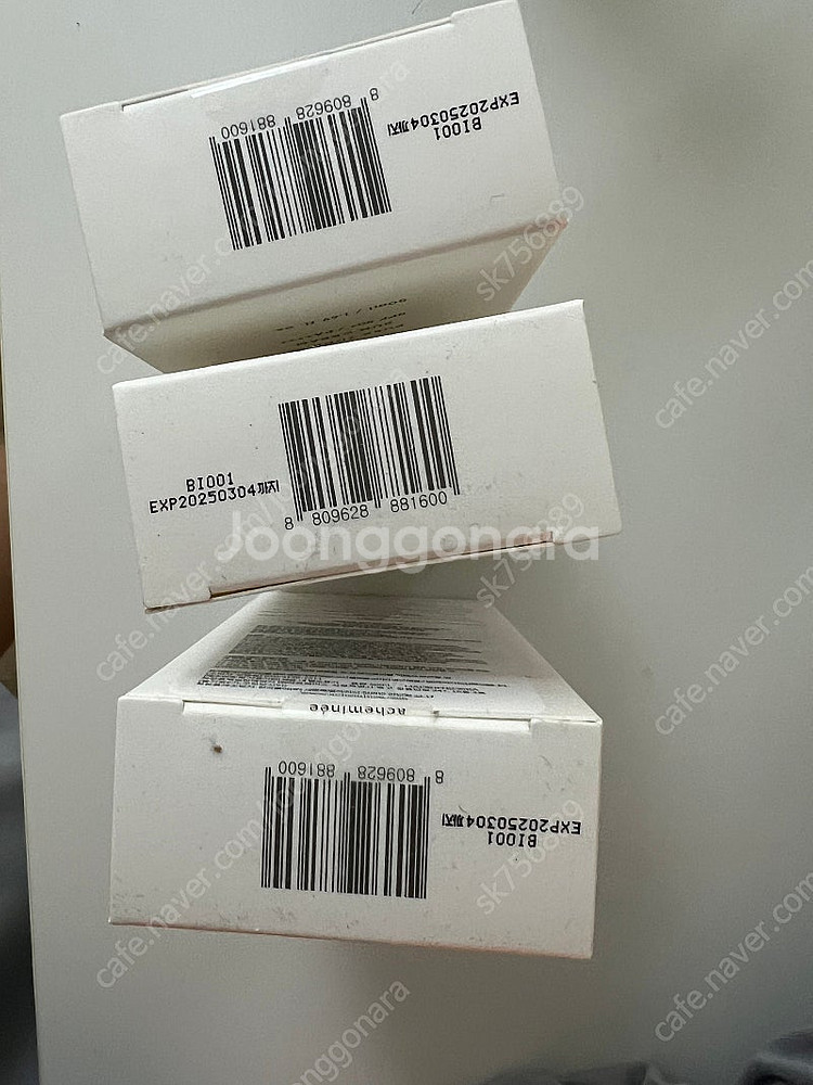 아쉐미네 선크림 3개 일괄(새상품)--1