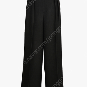 마이아이코 myeyeko WOOL TWILL Wide-leg TROUSERS (BLACK) 울팬츠