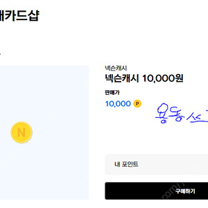 넥슨 현대카드 포인트 10,000원 > 9000원