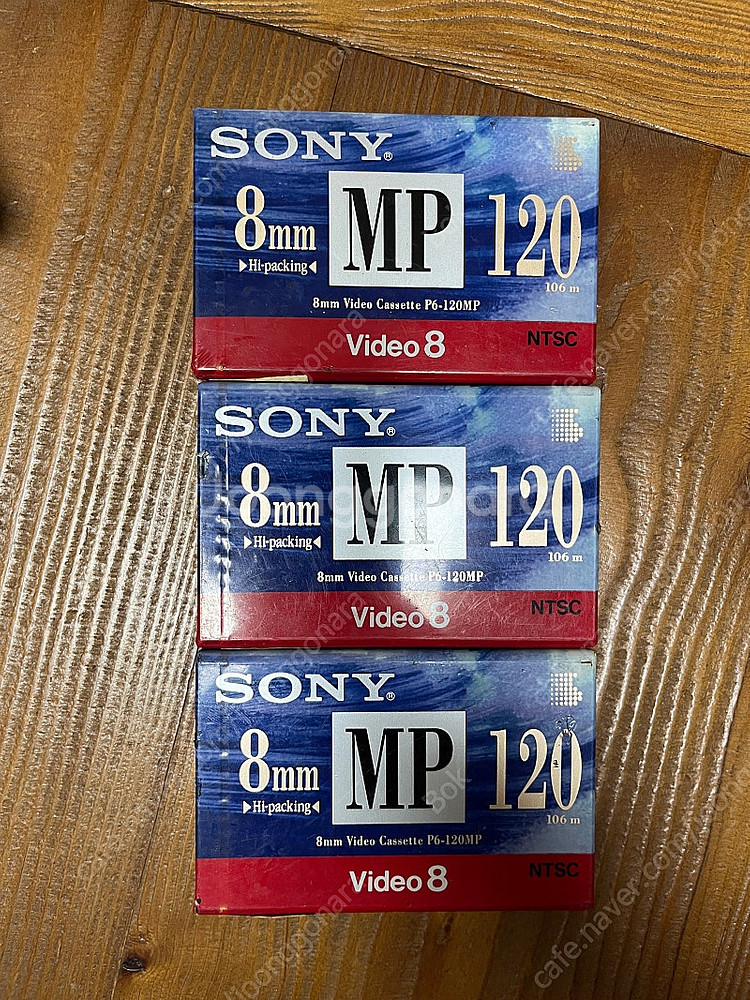 소니 8mm 비디오 테이프 공테이프 미개봉 P6-120...--1