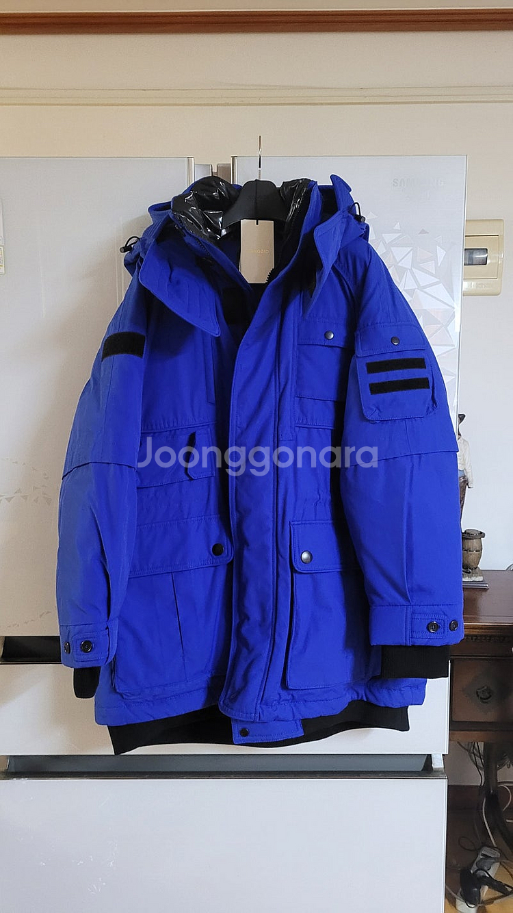송지오옴므 탄창패딩 코트 자켓 닐바렛 점퍼 블루종 버버...--8