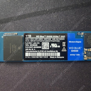 WD BLUE SN550 NVME SSD 1TB