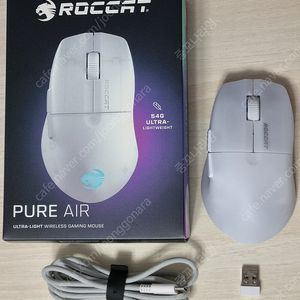 로캣 퓨어 에어 Pure Air White 마우스 판매 합니다