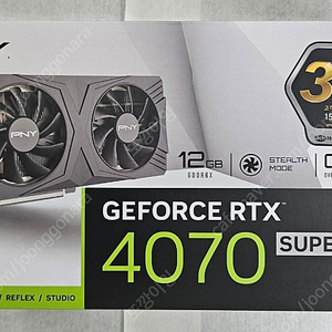 PNY 지포스 RTX 4070 SUPER 12GB VETRO OC 제이씨현 미개봉