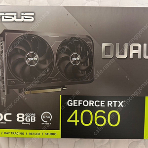 Asus rtx 4060 dual 그래픽카드 미개봉 팝니다