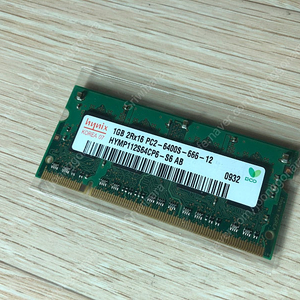 하이닉스 DDR2 1GB 2Rx16 PC2 6400S 노트북 메노리 팝매합니다.