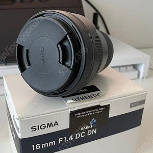 Sigma 시그마 16mm F1.4 DC DN 렌즈 + kenko Black mist Soft No.1 필터