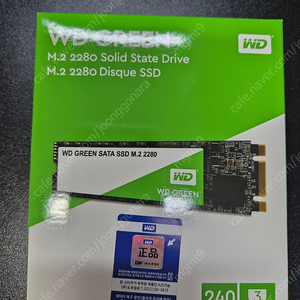 WD M.2 SATA 240GB SSD 팝니다