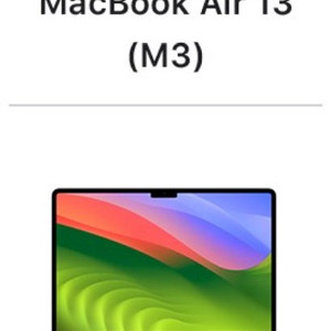 (미개봉)Apple 맥북 에어 13 M3 스페이스그레이 • M3 8코어 • 256GB • 8GB 팝니다