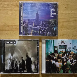 CD 음반 oasis 오아시스 앨범 3장