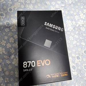 삼성 SSD 870 EVO 500gb 새제품