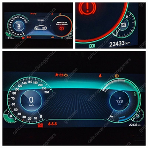 더뉴그랜저IG 22년식 하이브리드 12.1인치 LCD계기판