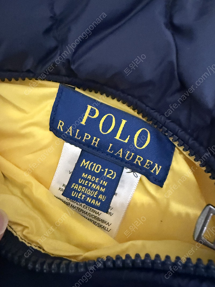 폴로 키즈 경량패딩 리버시블 퀼트 재킷 M 폴로보이즈 이미지