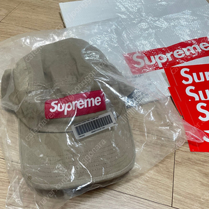 슈프림 24fw Supreme Washed Chino Twill Camp Cap Black