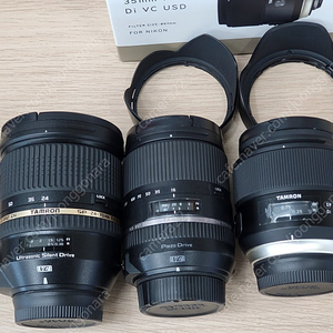 탐론 24-70VC 니콘/ 탐론 16-300 니콘 /탐론 35mm f1.8 di vc usf 니콘 팝니다