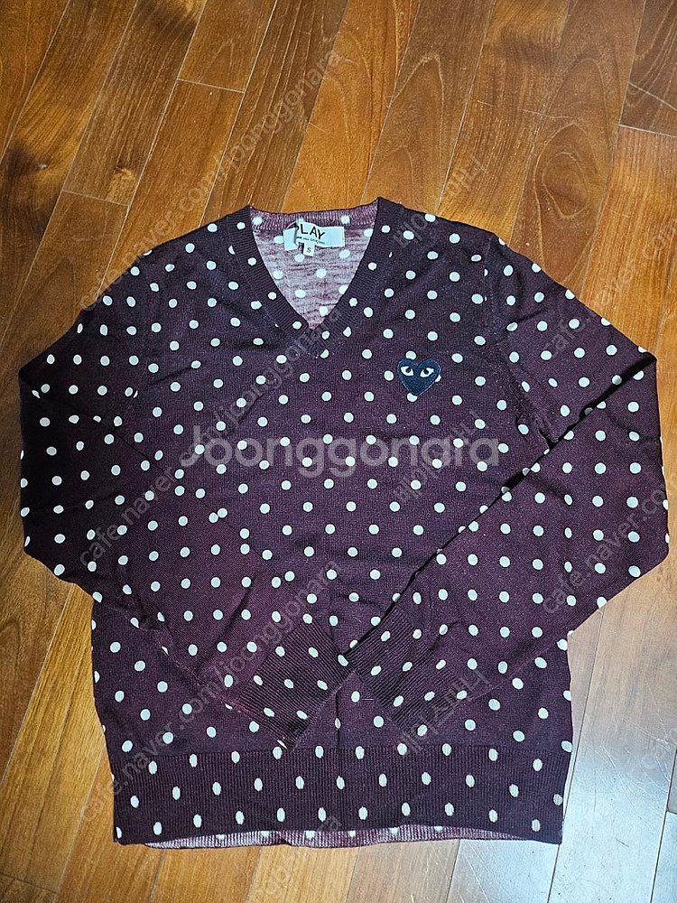 꼼데가르송 도트 티셔츠 정품--0