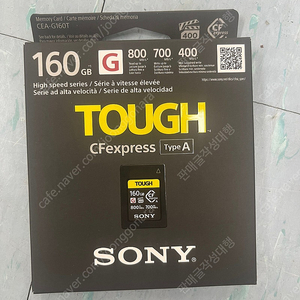 [판매] Sony 소니 Tough CFexpress Type A CEA-G160T (160GB) 메모리 미개봉