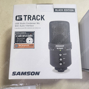 SAMSON G-TRACK BLACK 샘슨 USB 마이크 지트랙 팝니다.