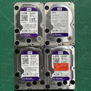 WD 4TB 퍼플/시게이트 4TB 각5.3만원 시간적음 노베드