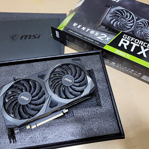 msi rtx 3060ti 박스풀셋 신동품 팝니다