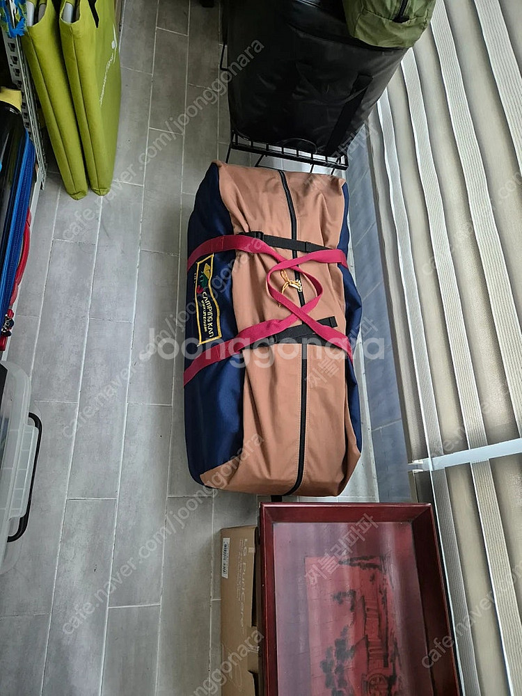 캠핑칸 오크돔L 카키색 판매합니다.--4