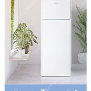 Midea 240L 냉장고 MR-240LW1 /화이트/미니냉장고/소형냉장고