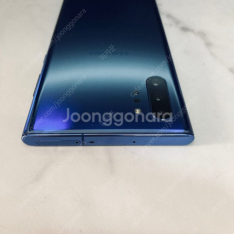 갤럭시 노트10플러스 블루 256기가 액정S급! 매우깨...--3