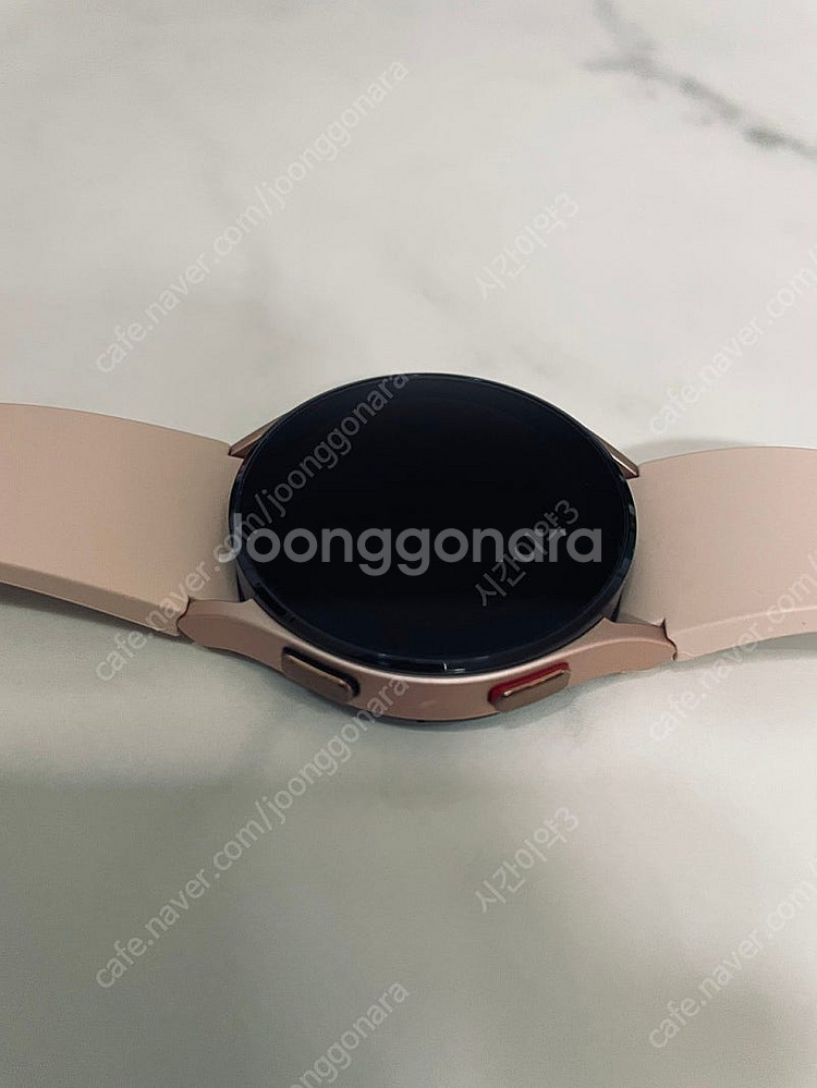 갤럭시 워치4 로즈골드 40MM S급! 케이블포함 6만...--3