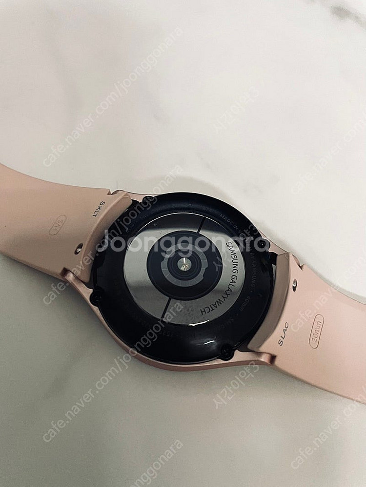 갤럭시 워치4 로즈골드 40MM S급! 케이블포함 6만...--4