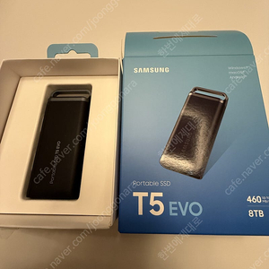 삼성전자 포터블 SSD T5 EVO 8TB 거의새거